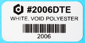 DuraReady's genuine tamper-evident VOIDABLE polyester labels for your Dymo Labelwriter.