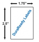 Removable, no-fade 1.75 x 2.5