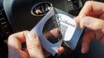 DuraReady's white removable window labels ideal for parking permits, oil change and service reminders!