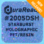 2005DSH 1.0 x 1.0 Starburst Holographic PET
