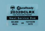 2032DCLRX 1.75 x 2.5" Clear removable Label, Large Roll