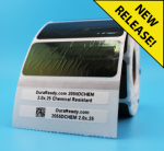 2055DCHEM 2.0 x 0.25" White Chemical Resistant Slide label